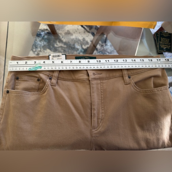 NWT, RALPH LAUREN JEANS CO. Classic Strait womens size 14 super soft jeans! - Picture 12 of 14